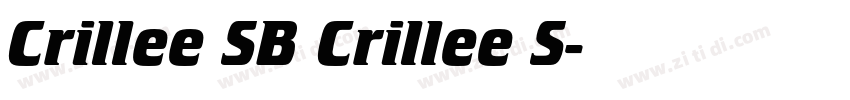 Crillee SB Crillee S字体转换